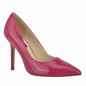 Nine West Bliss Pointy Toe Singapore (MLKDUY064) - Pumps Deep Magenta Patent